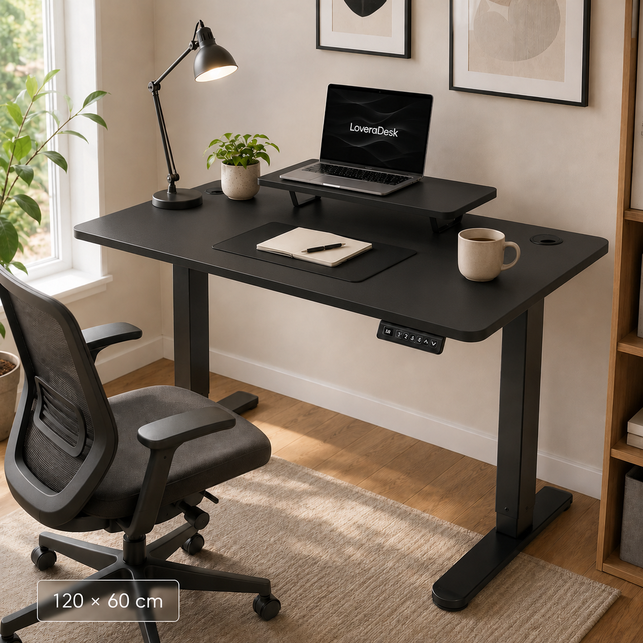 Bureau Assis Debout LevoraDesk - Noir